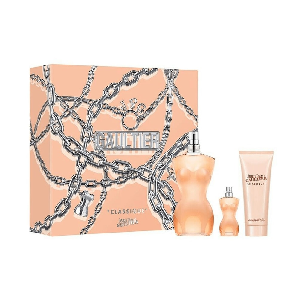 JPG Classique Gift Set 100ml EDT-S + 75ml Body Lotion + 6ml Mini