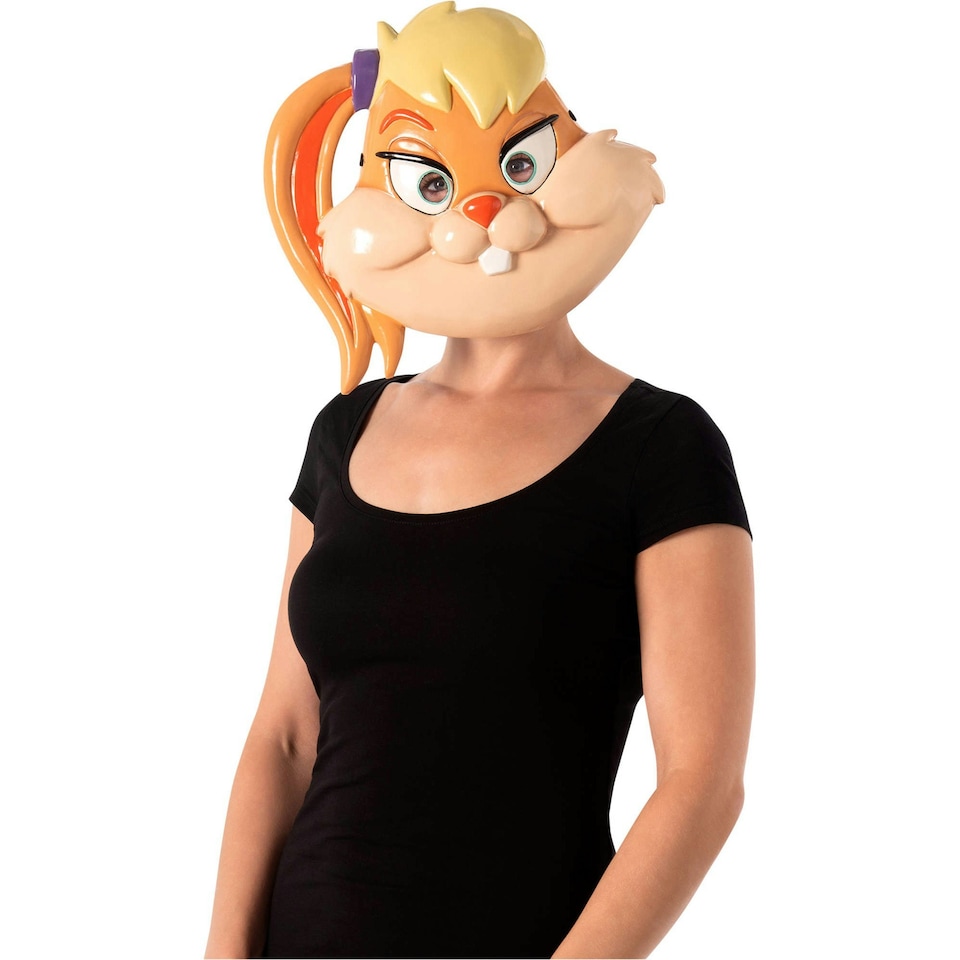 image 1 of Space Jam Lola Bunny Mask - Orange/Yellow - One Size