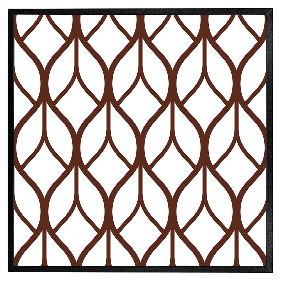 image 1 of Tiled geometrics (Picutre Frame) Grey | XS