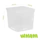 image 5 of Wham Clip 5x 37L Square Plastic Storage Boxes with Clip Lock Lids. Ideal for Home, Office, Toys & More - Clear/Clear | Clear | 5