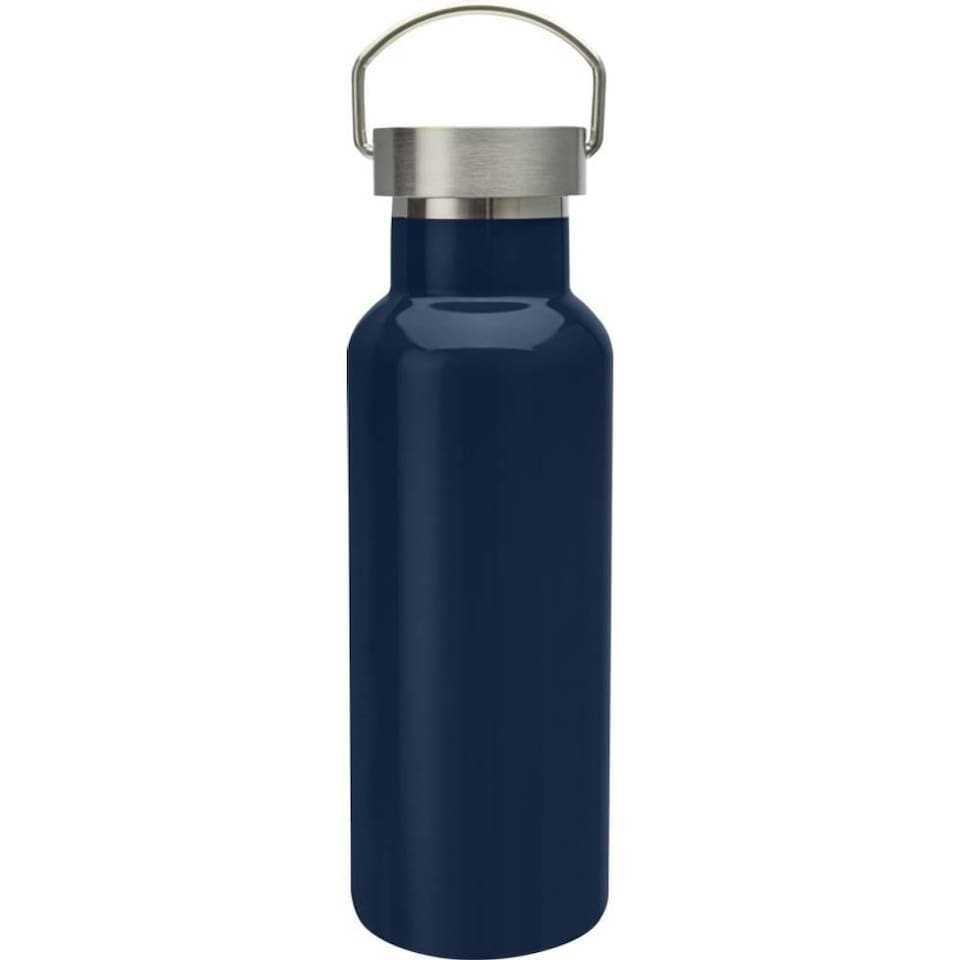 image 1 of Thor Recycled Stainless Steel 500ml Water Bottle - Navy - One Size
