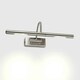 image 3 of ValueLights Capri Brushed Chrome Wall Light and LED Bulb Chrome