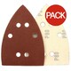 image 1 of Abracs Hook and Loop Sander Sheet (Pack of 10) - Brown/Sand - 80g