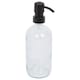 image 1 of Harbour Housewares Glass Soap Dispenser - 500ml - Clear