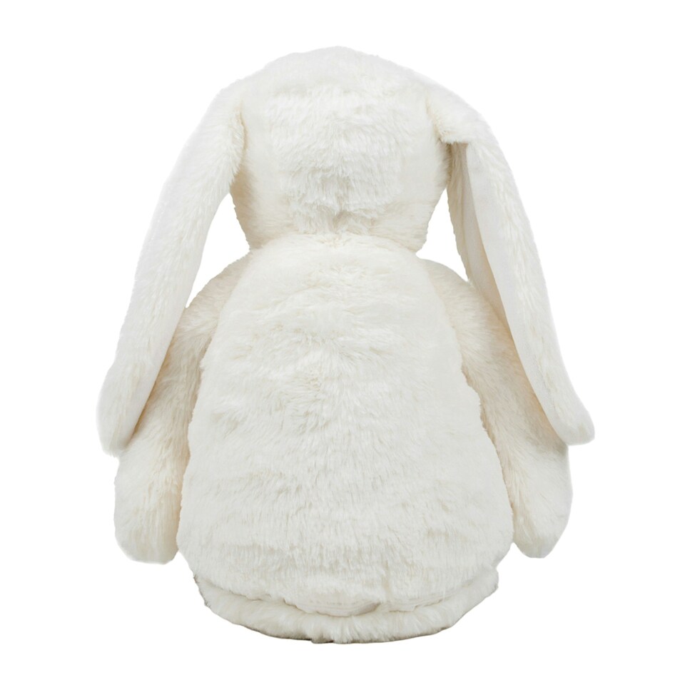 image 1 of Mumbles Zippie Bunny Teddy Bear - Cream - One Size