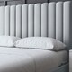 image 3 of Evangeline Divan Bed with Upholstered Headboard - Silver - King / 5ft