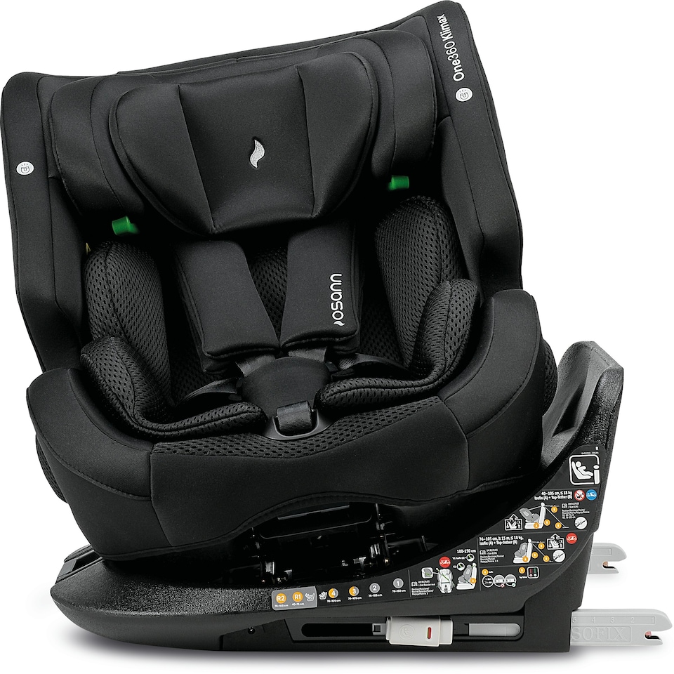 image 1 of Osann One360 Klimax Birth To 12 years I-size Temperature Controlled Car Seat Black