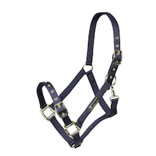 ARMA Adjustable Horse Headcollar - Navy - Pony Blue | S