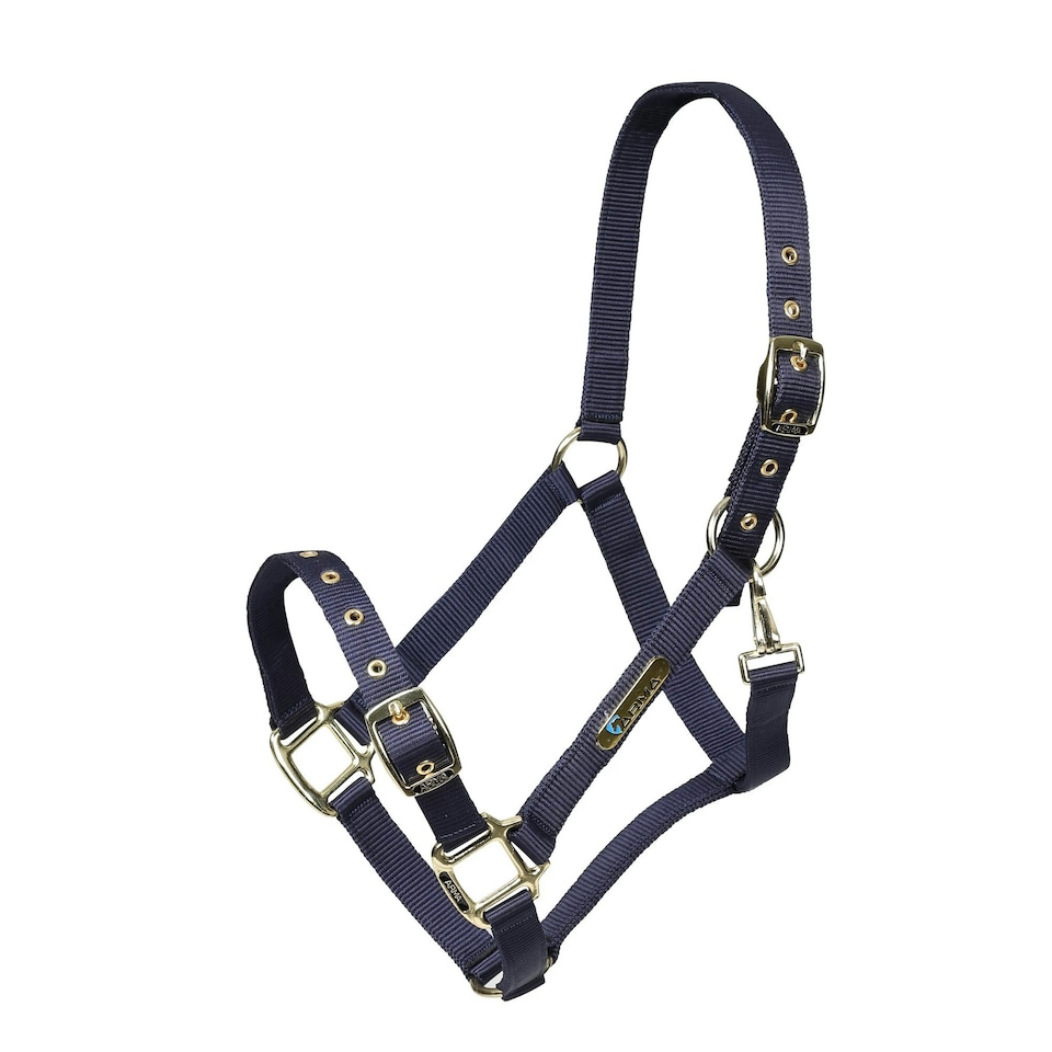 ARMA Adjustable Horse Headcollar - Navy - Pony Blue | S
