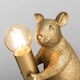 image 4 of ValueLights Modern Metallic Gold Painted Rat Design Table Lamp