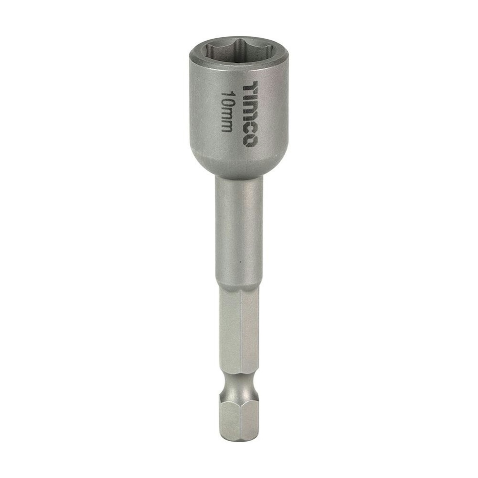 image 1 of Timco - Magnetic Socket Driver Bits - Hex (Size 10 x 65 - 15 Pieces)