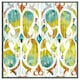 image 4 of Ikat vibrant (Picutre Frame) White | S