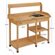 image 3 of Yaheetech Potting Bench Outdoor Garden Work Bench