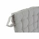 image 2 of Chair cushion DKD Home Decor Beige Blue Polyester Cotton Aluminium Navy Blue Mediterranean (3) (38 x 38 x 6 cm) (3 Units) N/A