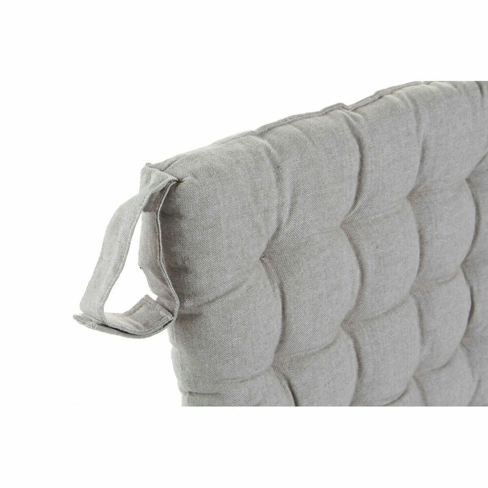 image 1 of Chair cushion DKD Home Decor Beige Blue Polyester Cotton Aluminium Navy Blue Mediterranean (3) (38 x 38 x 6 cm) (3 Units) N/A
