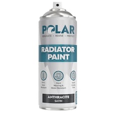 Polar Radiator Spray Paint Heat Resistant Satin | Grey | Satin Anthracite | 400 ml | 1