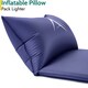image 3 of 2.5cm Single Camping Mat Self Inflating Inflatable Camp Roll Mattress With Bag Trail | Blue | Single | 1
