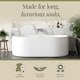 image 3 of Balterley Contemporary Back To Wall Freestanding Bath from Balterley
