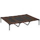 image 1 of PawHut Elevated Dog Bed Cooling Raised Pet Cot for Indoor Outdoor Use, XX Large
