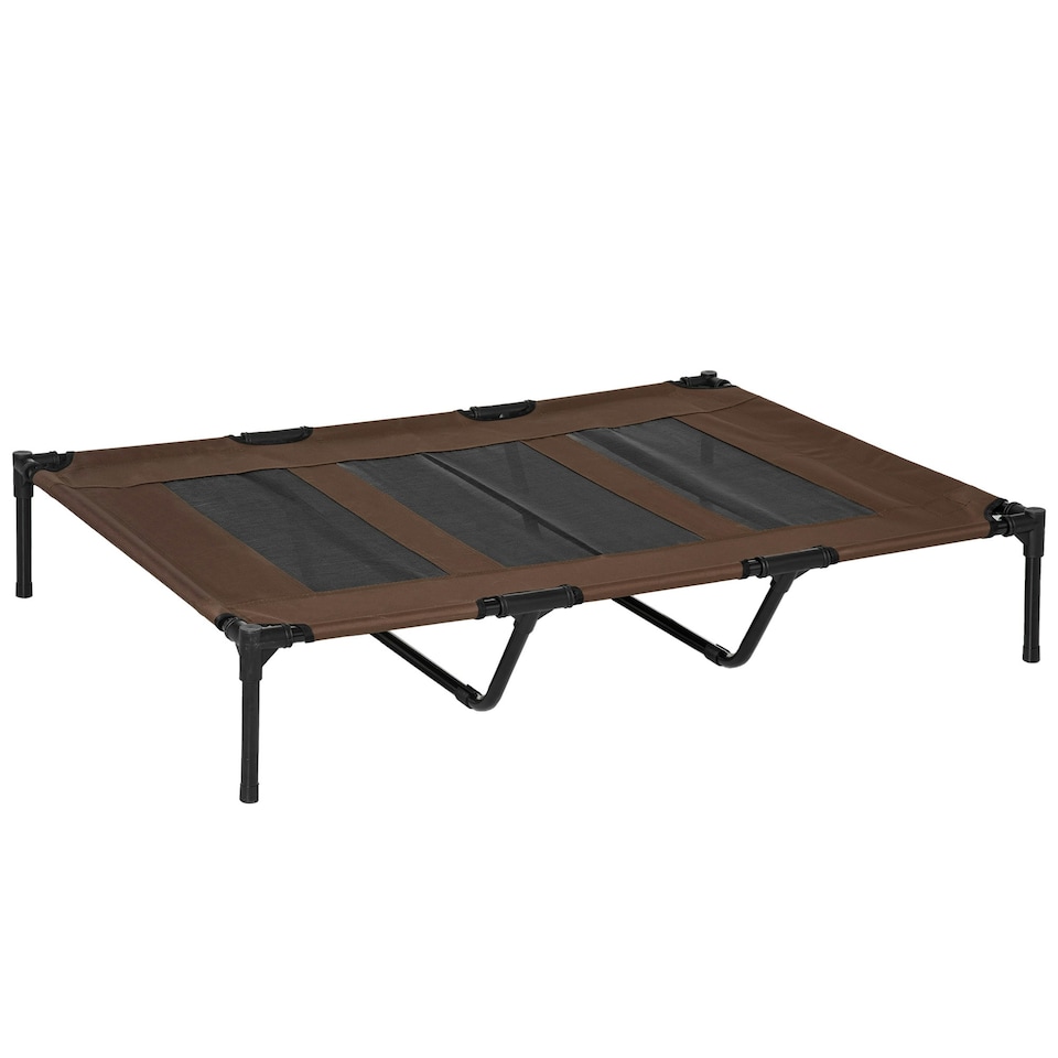 image 1 of PawHut Elevated Dog Bed Cooling Raised Pet Cot for Indoor Outdoor Use, XX Large