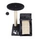 image 2 of Pets Mood Cat Tower Condo with Sisal Scratching Post and Interactive Hanging Toy