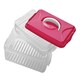 image 1 of Herrela Hot Pink 2 Layer Food Container