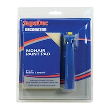 SupaDec Decorator Mohair Paint Pad With Handle - Blue - One Size
