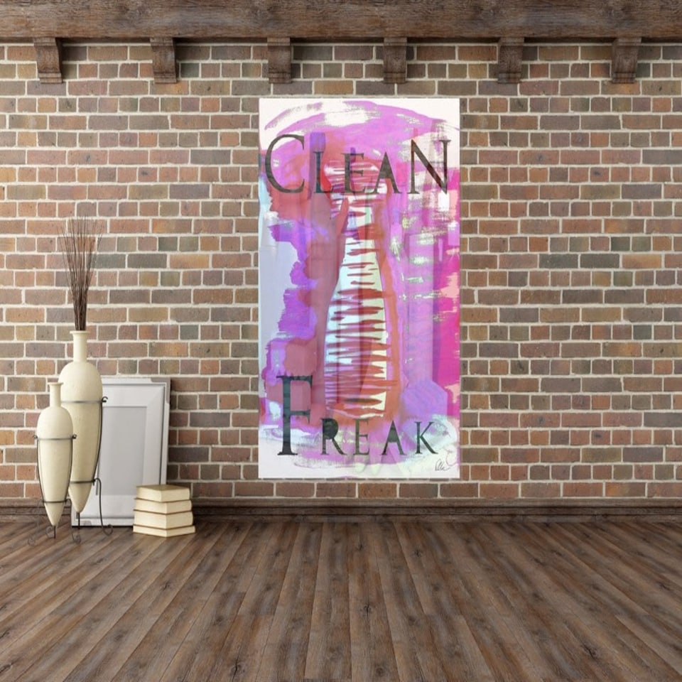 image 1 of Clean Freak (Canvas Print) 44" x 30"