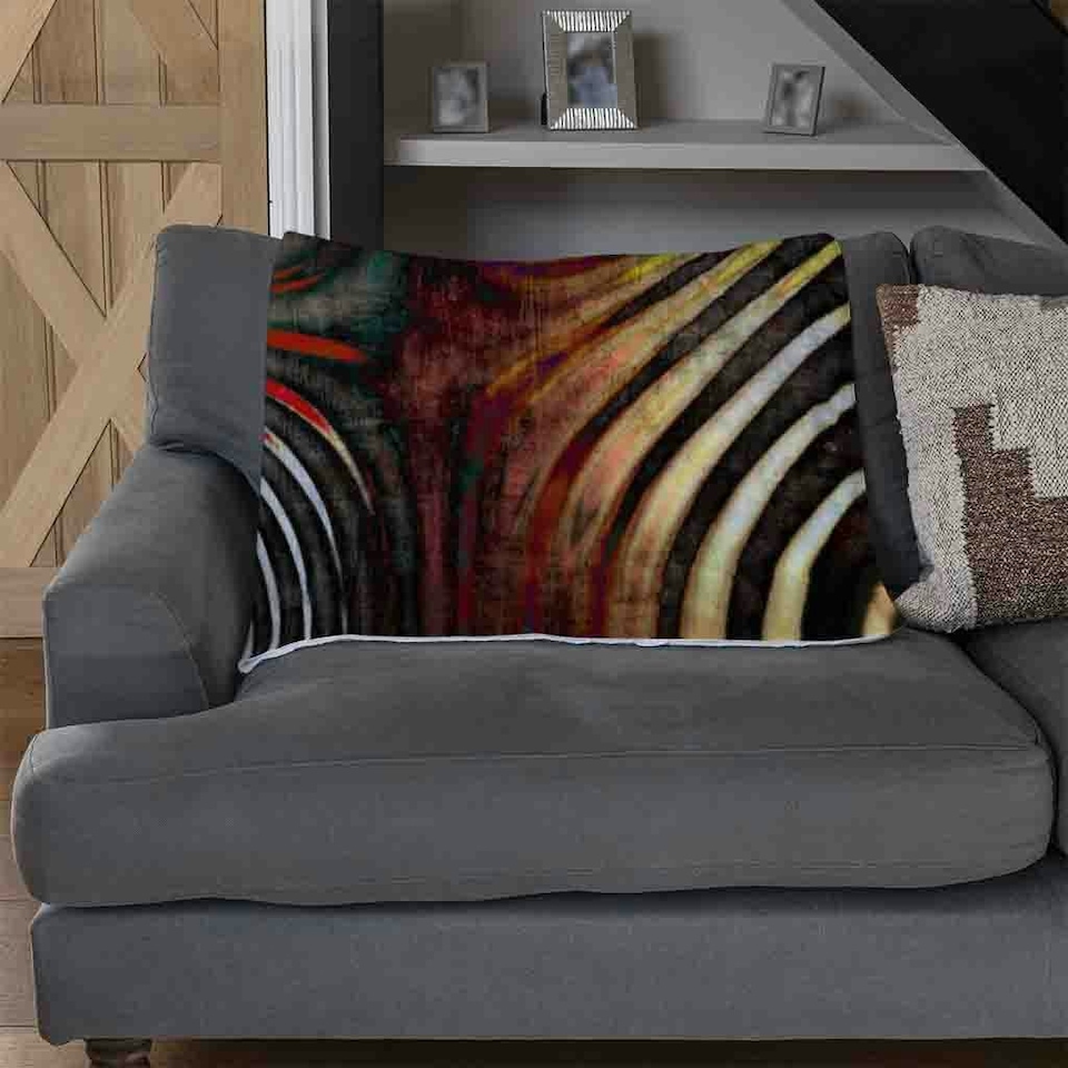 image 1 of Psychedelic Print (Blanket)