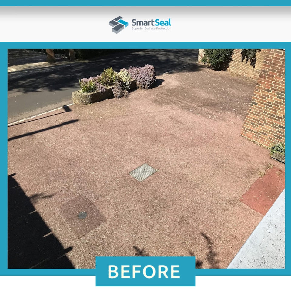 image 1 of Tarmaseal Tarmac Restorer, Dark Red, Superior in Performance to Tarmac Paint For Driveways, Tarmac Sealer, 20L