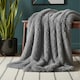 image 2 of Cuddly Extra Fluffy Throw Ultra Soft Plush Blanket for Sofa Bed Home Decor | Silver