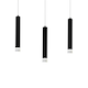 image 1 of Milagro Pendant Lamp Carbon 3X5W Led Black