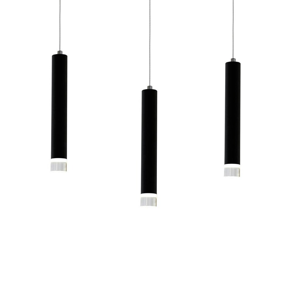 image 1 of Milagro Pendant Lamp Carbon 3X5W Led Black