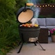 image 8 of Kamado 13" Ceramic BBQ Grill Smoker Charcoal Cooking Oven Portable