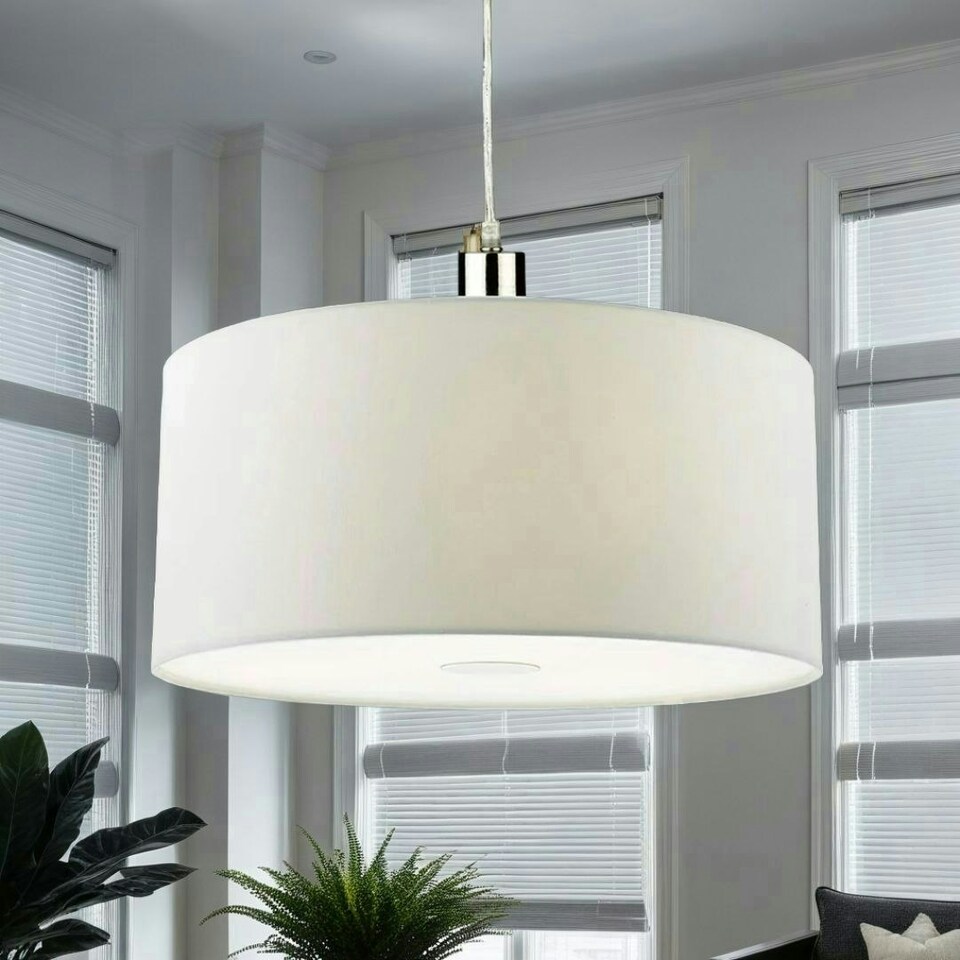 image 1 of Matilda White Easy Fit Pendant Shade White