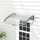 image 7 of Outsunny Door Canopy Awning Outdoor Window Rain Shelter for Door 100 x 75cm Clear | Clear