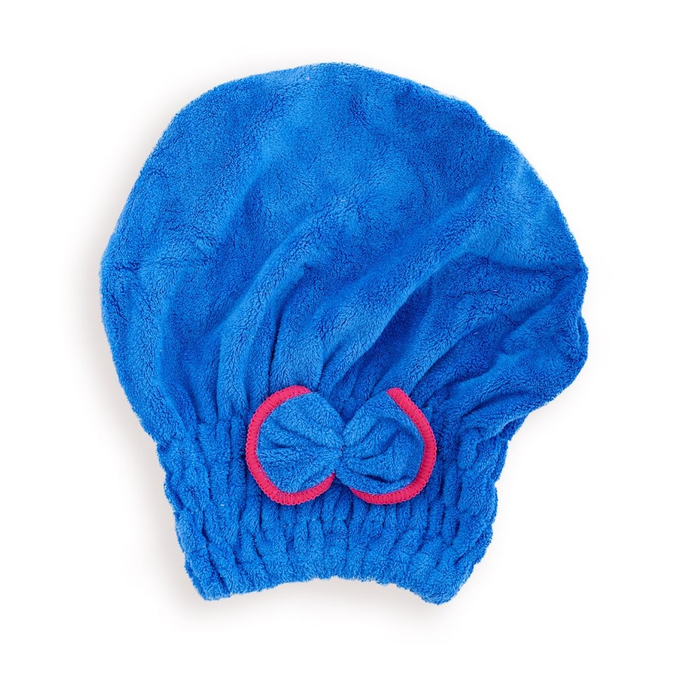 image 1 of SMUG Microfibre Hair Towel Cap, Blue