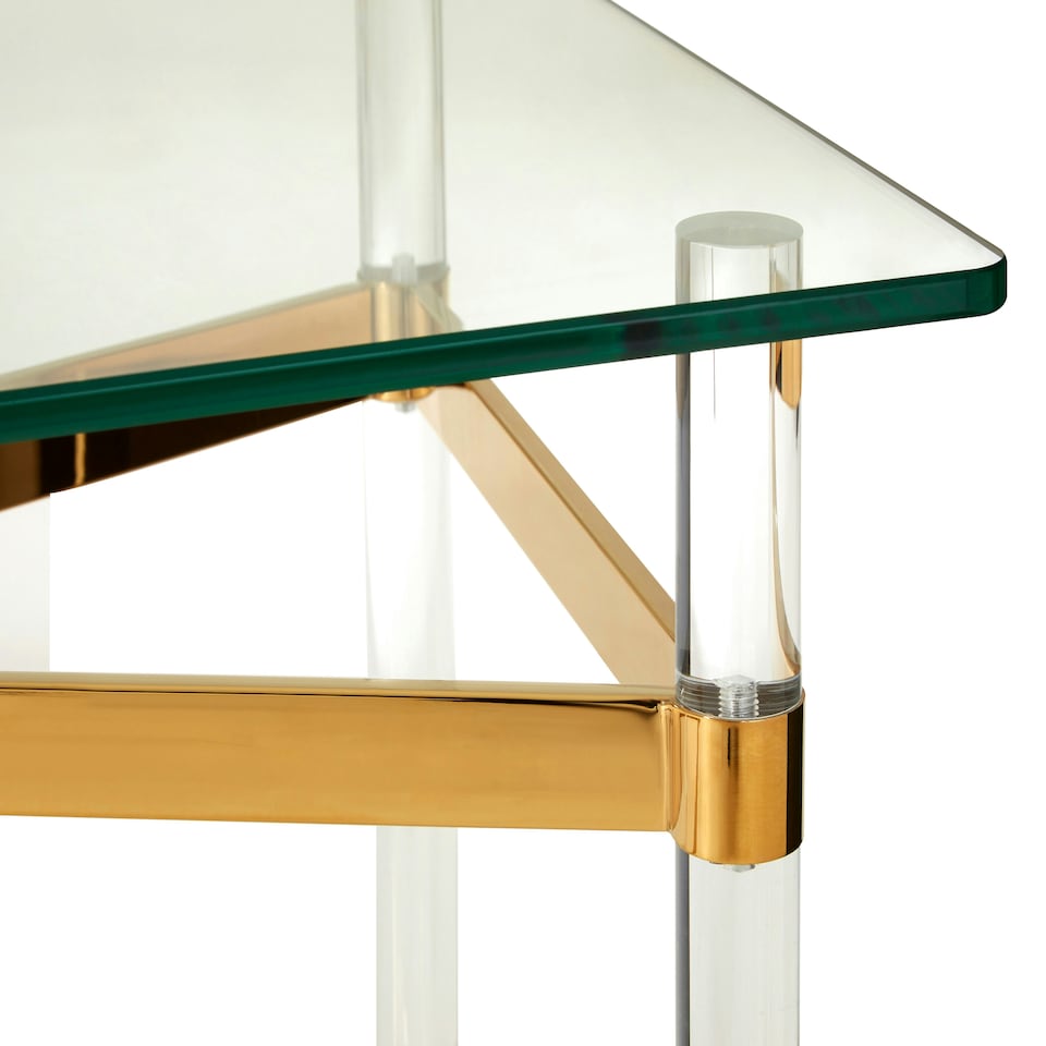image 1 of Luxe Design Coffee Table, Spacious Top Decorative Coffee Table For Livingroom, Durable Modern Coffee Table Multi