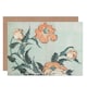 image 1 of Hokusai Poppies Poppy Flower Detail Japanese Floral Art Greeting Card