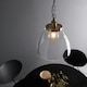 image 4 of Hansen Grand Dome Ceiling Pendant Antique Brass
