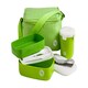 image 2 of Interiors by Premier Organized Green 3PC Lunch Box, Leak Proof Tiffin Box, Comfortable Packed Lunch Box, Portable Lunch Container
