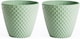 image 1 of Diamond Planter Sage Green (D39.5 x H35cm) x 2 | Green | 2