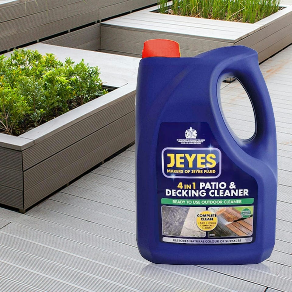 image 1 of Jeyes Patio Outdoor Cleaning Powder 4 in 1 Blue 4 Liter, 1 Pack