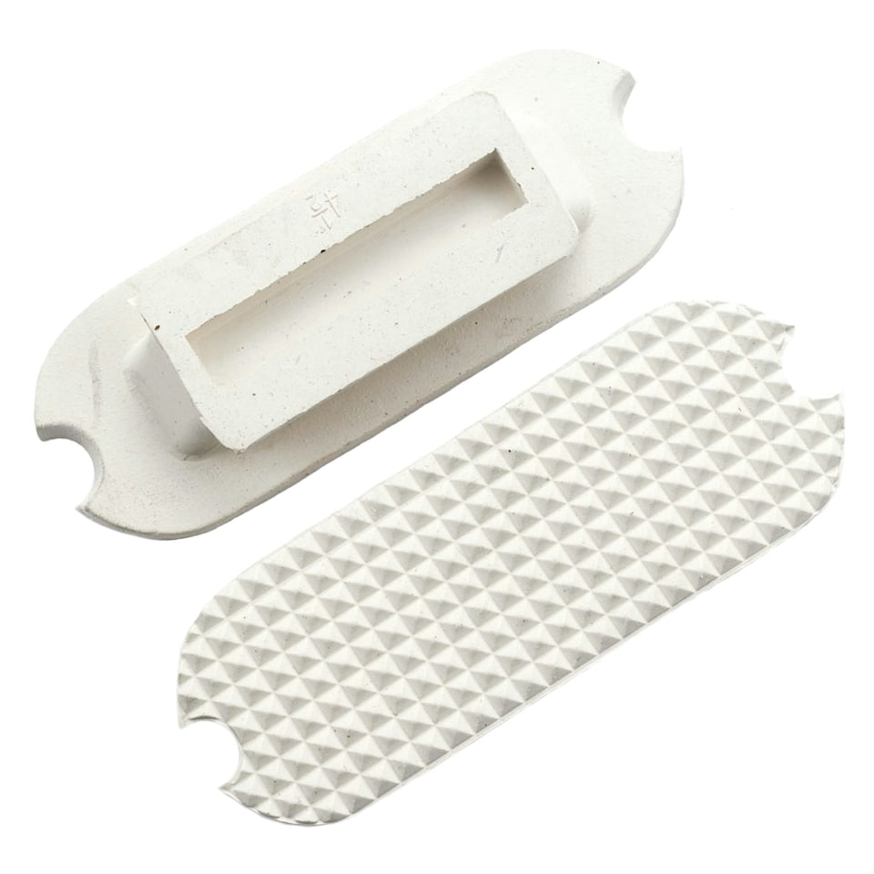 Lorina Fillis Stirrup Treads (Pair) - White - 4.75in