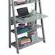 image 3 of Riva Ladder Bookcase Desk Light Grey