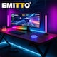 image 9 of Emitto 2x Smart RGB LED Light Bars Game Ambient Lamps Color Changing Music Timer