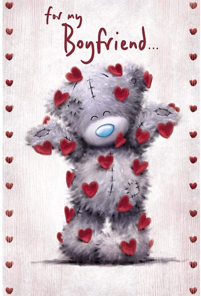 image 1 of Boyfriend Softly Drawn Valentine's Day Card