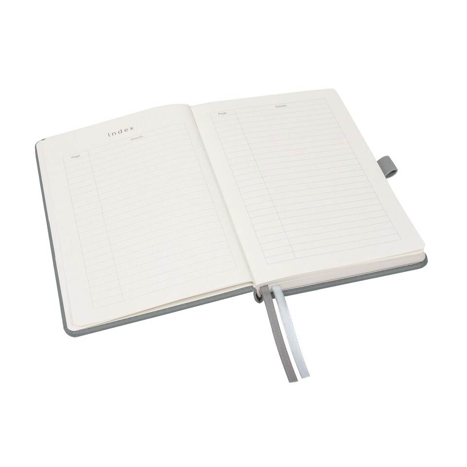 image 1 of Notes London A5 Italian Styled Moretti Notebook Light Grey