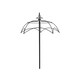 image 1 of Umbrella Trainer Plant Border Support - Single Stem Tuteur - Steel - L83.8 x W83.8 x H198.1 cm - Black
