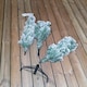 image 4 of 5.5ft (1.7m) Premier Snow Flocked Spruce Pine Slim Christmas Tree in Green